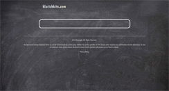 Desktop Screenshot of klarichkits.com